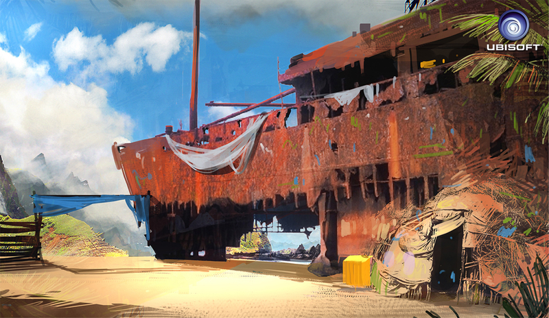Illustration for article titled Early Far Cry 3 Concept Art Shows Scrapped Ideas, Luxury Resorts And... Fun Parks